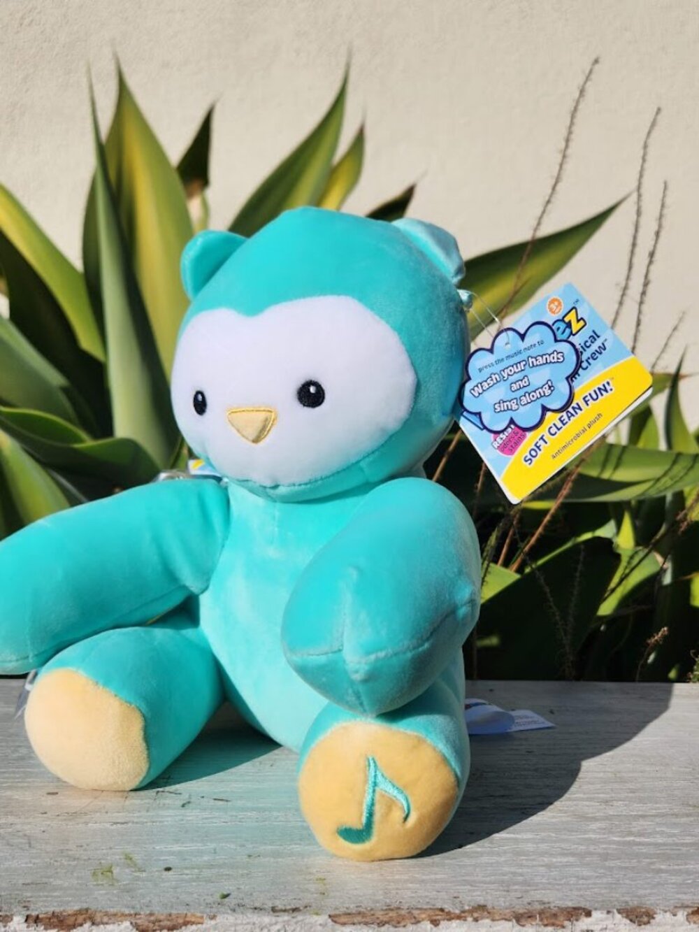 NEW 11" Owl Plush Stuffed Animal Antimicrobial Toy Plushie Get Well Hospital Stu